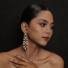 Stylish Long Kundan Earring Danglers 12965-9607