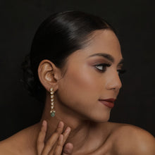 Green Kundan Earring 9411-4217