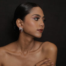 Ruby Zircon/AD Earring 16470-3617