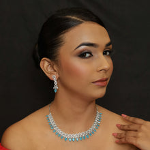 Round Neck Zircon/AD Necklace Set 5929-69