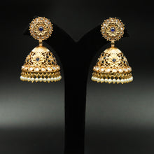 Blue Gold Look Jhumki 5057-9122