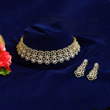 Stylish Zircon/AD Choker Set 14437-1527