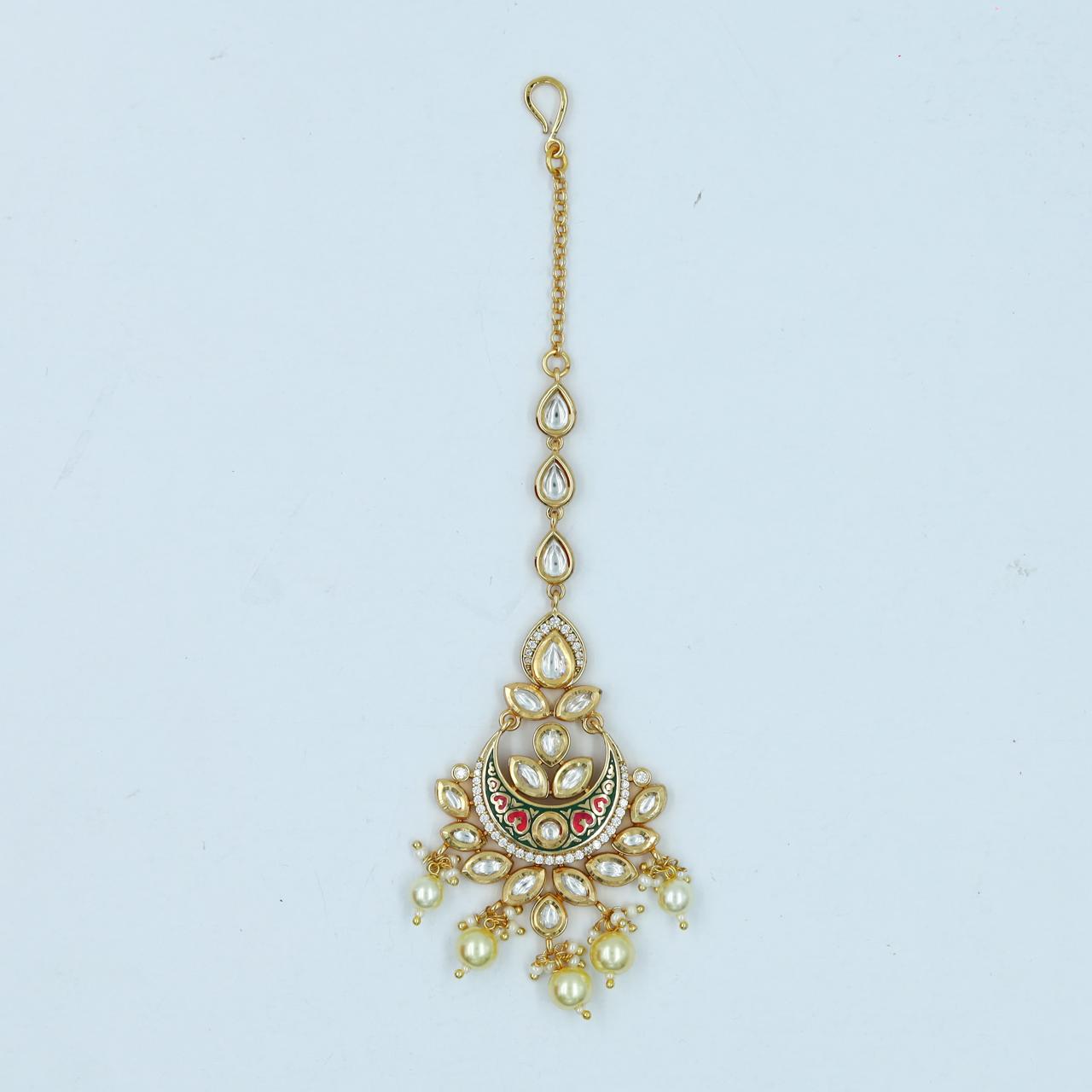 Kundan Maang Tikka 12452-28