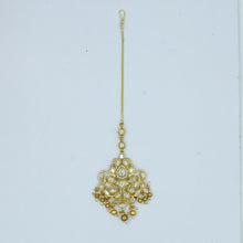 Designer High Quality White Kundan Maang Tikka 10121-5577