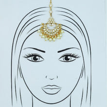 White Maang Tikka 18841-6023