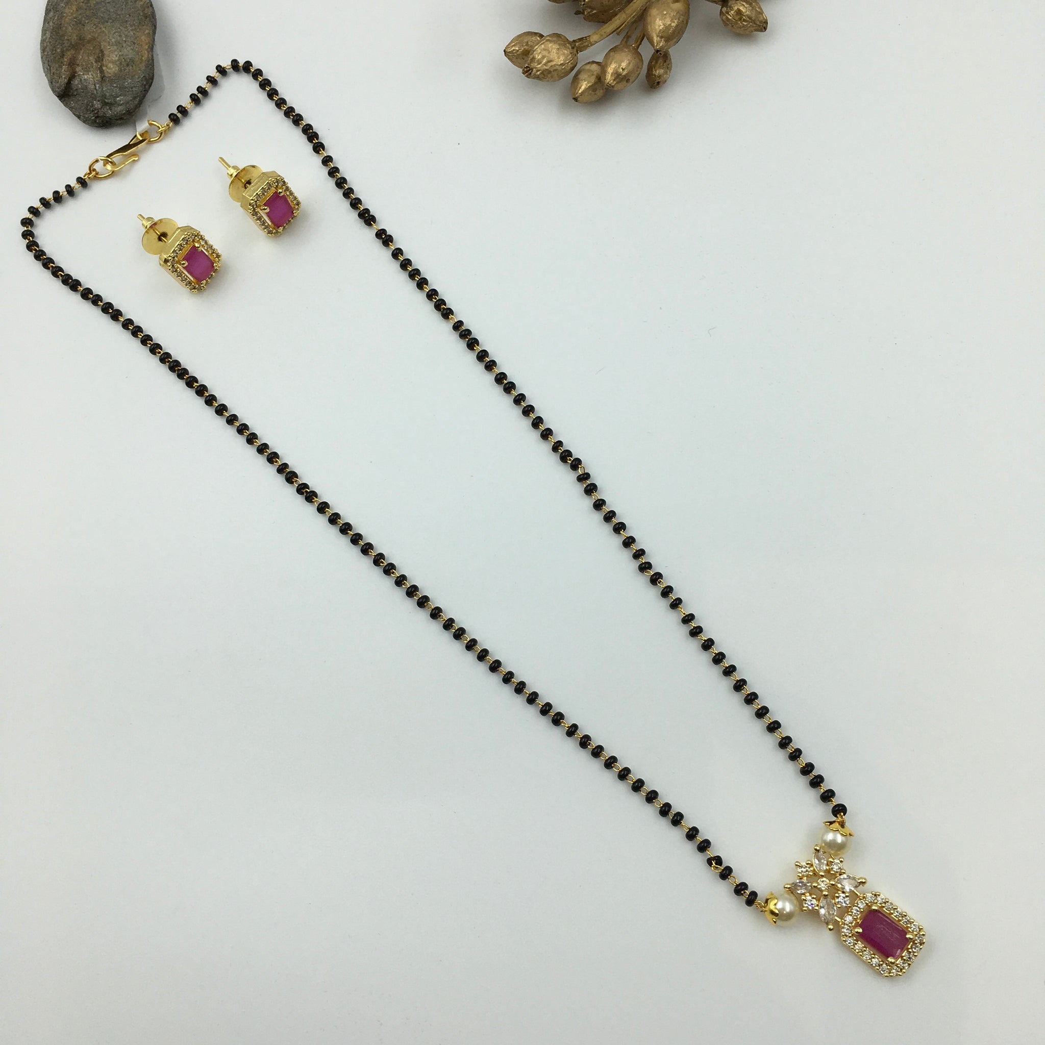 Zircon/AD Mangalsutra 7800-21 - Dazzles Jewellery