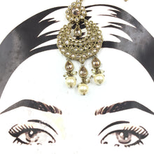 Mehandi Polish Maang Tikka 9146-100 - Dazzles Jewellery