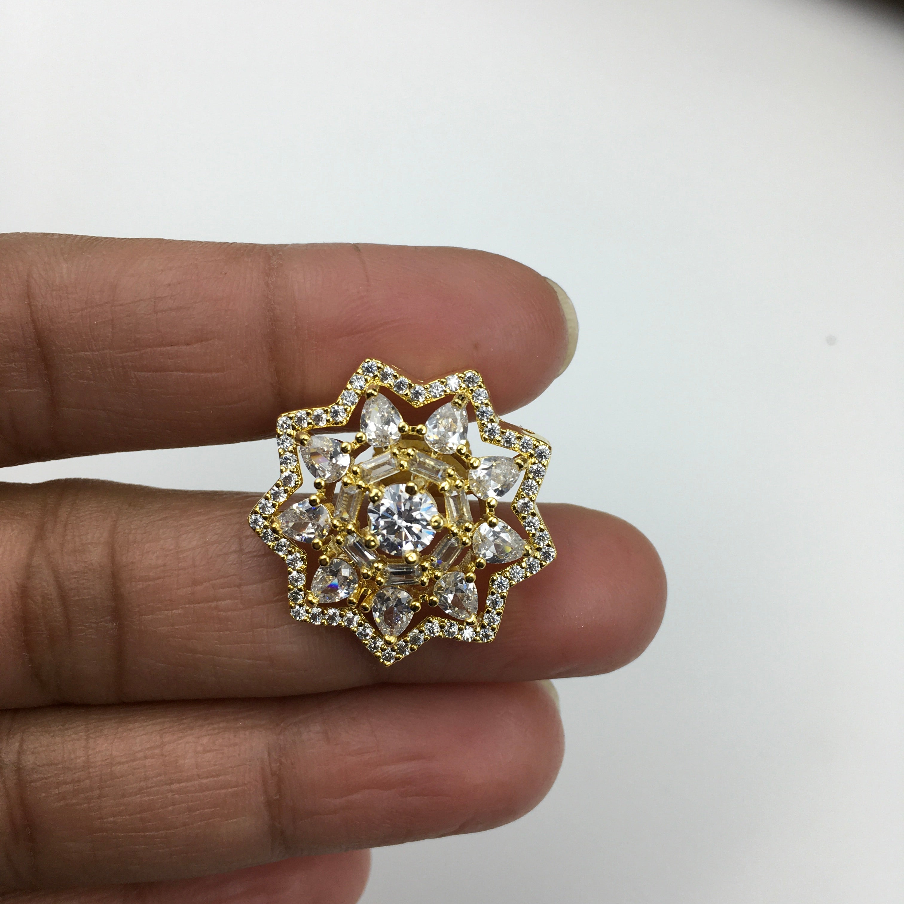 Buy Choker Zircon/AD Necklace Set 7183-33 Online 7130479525941