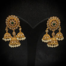 Gold Plated Jhumki 9369-100 - Dazzles Jewellery