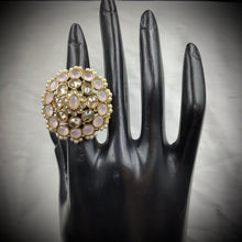 Antique Cocktail Pink Ring 19858-7042 - Dazzles Jewellery