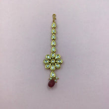 Kundan Maang Tikka 5676-100 - Dazzles Jewellery