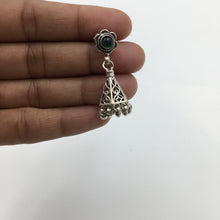 Jhumki Silver Earring 7853-20 - Dazzles Jewellery