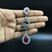 Long Designer Zircon/AD Earring 9229-3892