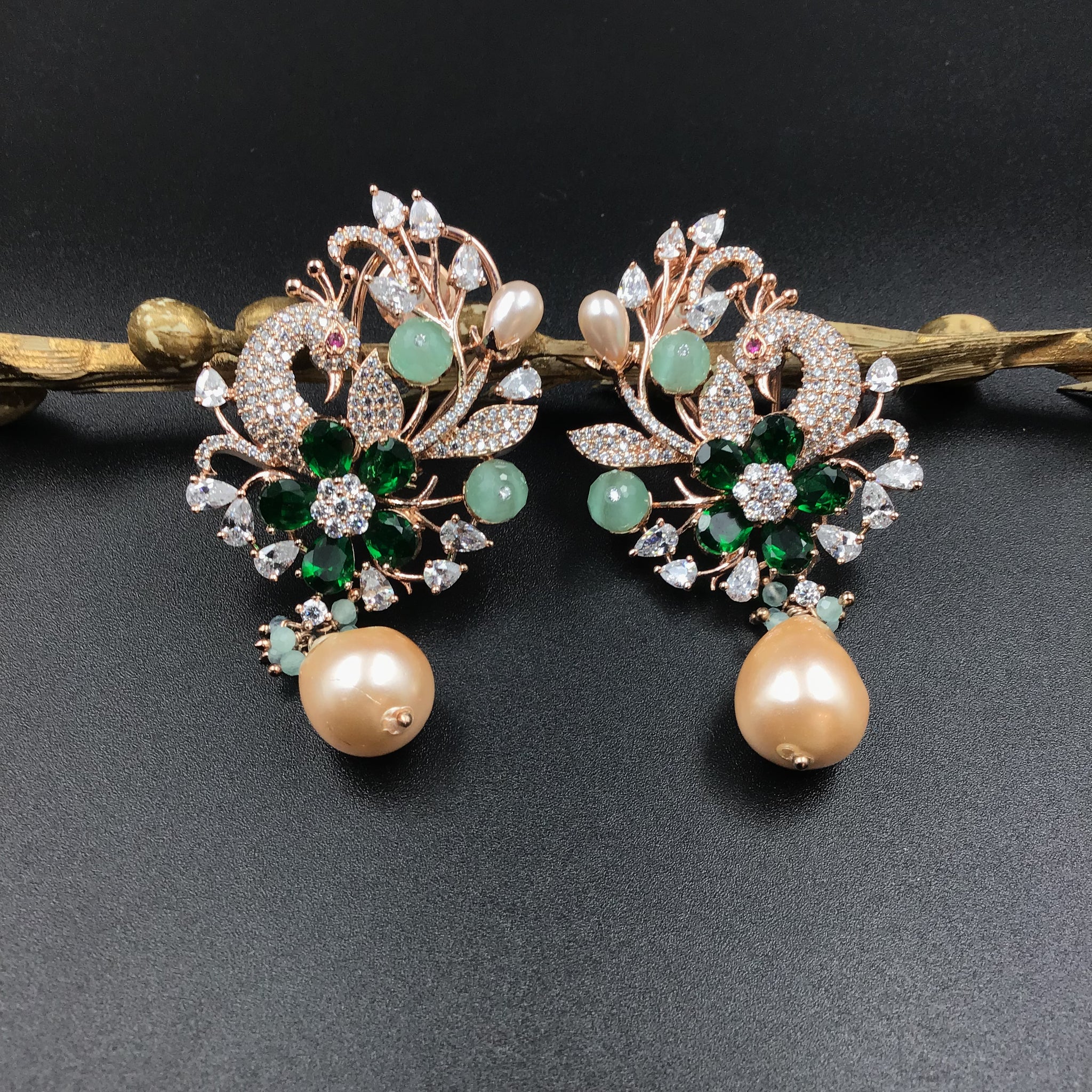 Stylish Zircon/AD Light Earring 17786-4968 - Dazzles Jewellery