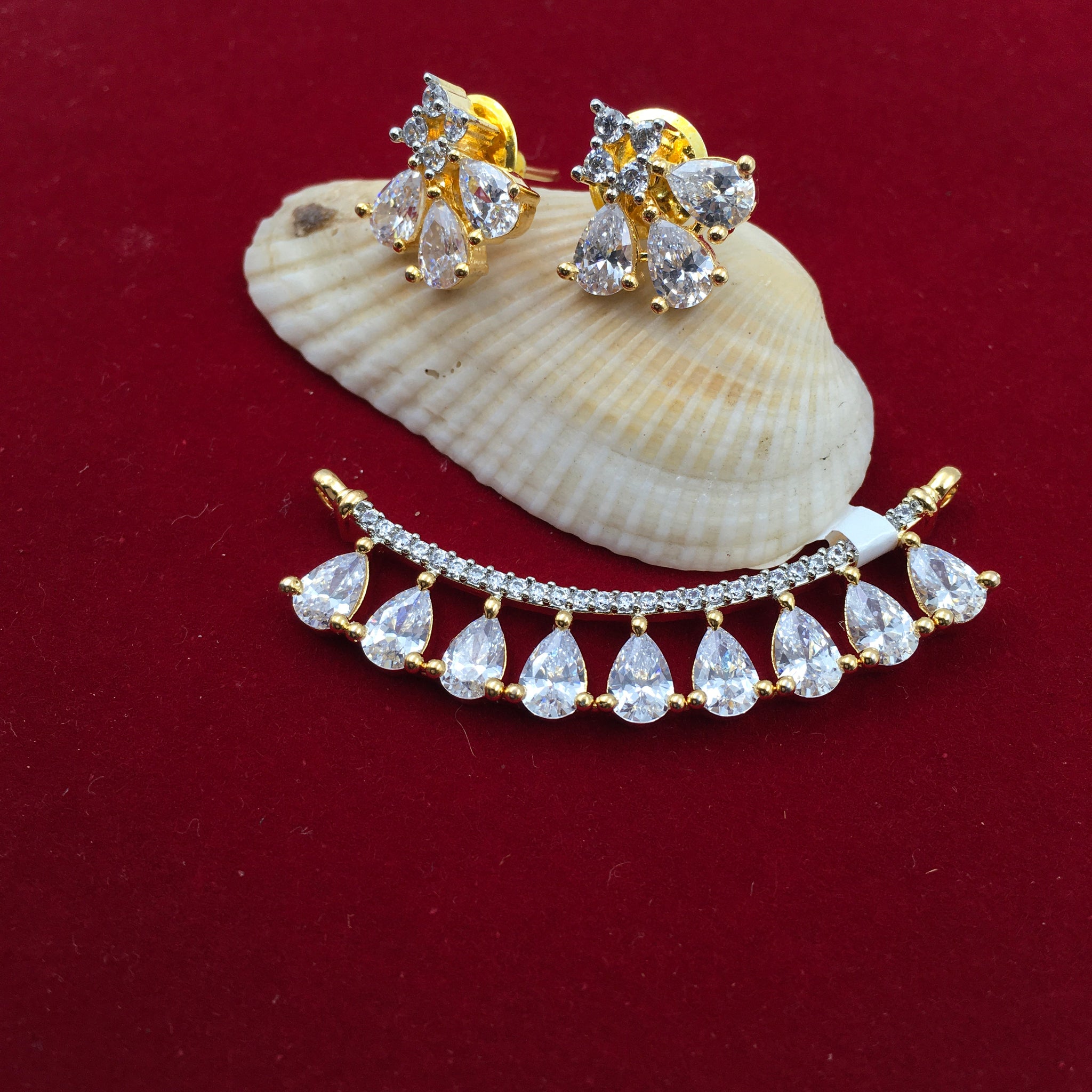 Zircon/AD Mangalsutra 6180-08 - Dazzles Jewellery