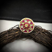 Kundan Ring 4302-56 - Dazzles Jewellery