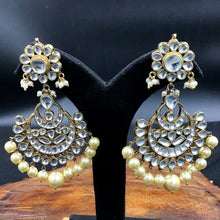 Chandbali Kundan Earring 8734-100 - Dazzles Jewellery
