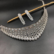 Stylish Zircon/AD Choker Set 15217-2364