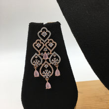 Choker Zircon/AD Necklace Set 4157-69 - Dazzles Jewellery