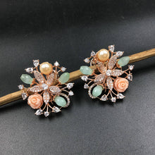 Multi Zircon/AD Earring 17753-4935
