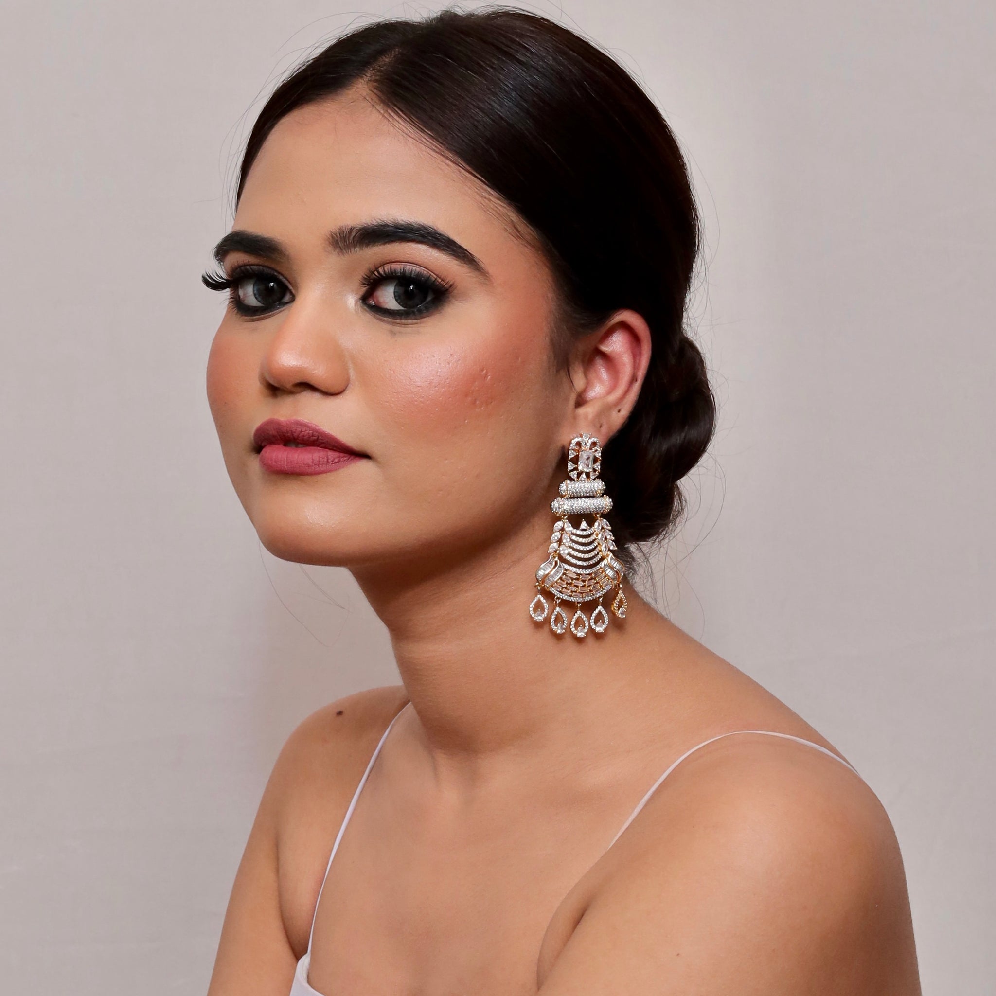 Designer Zircon/AD Earring 6553-1774 - Dazzles Jewellery