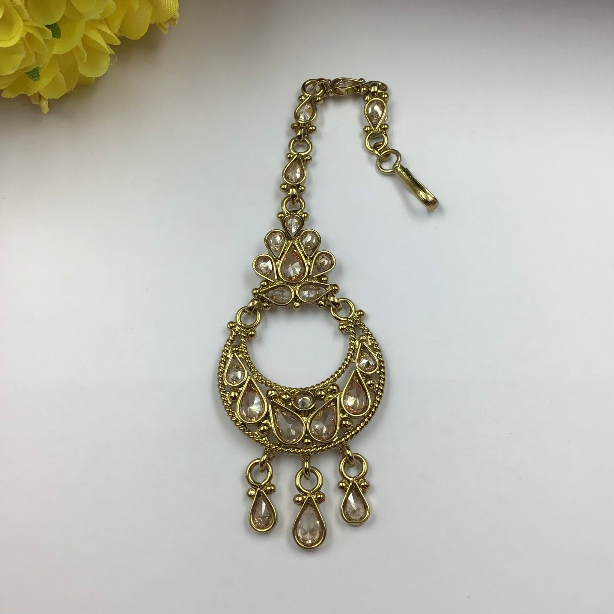 Antique Maang Tikka 13940-1030 - Dazzles Jewellery