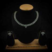 Round Neck Zircon/AD Necklace Set 8583-08 - Dazzles Jewellery