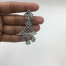 Choker Zircon/AD Necklace Set 4140-69 - Dazzles Jewellery