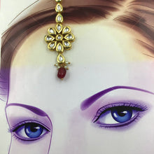 Kundan Maang Tikka 5676-100 - Dazzles Jewellery