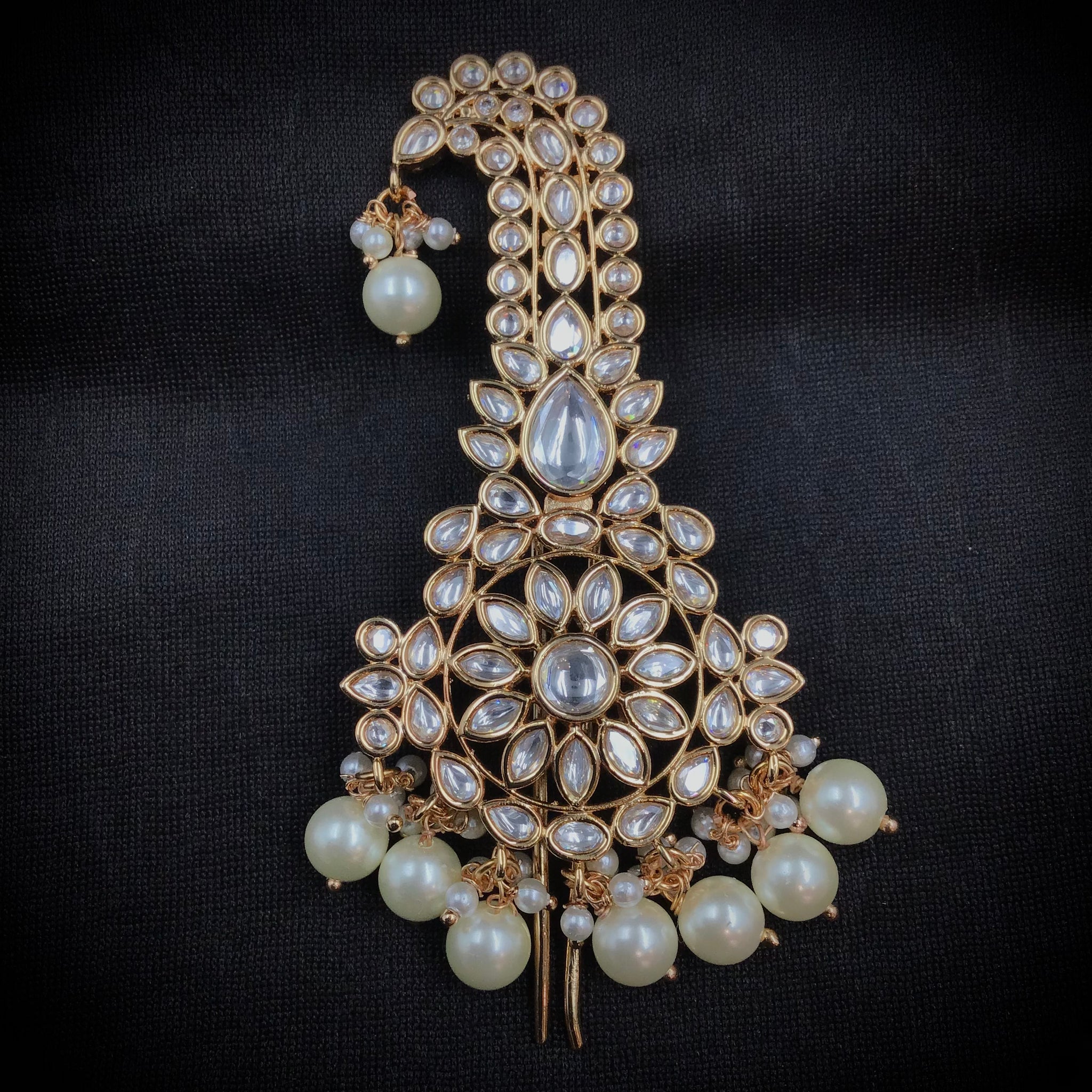 Kundan Passa 6526-28 - Dazzles Jewellery