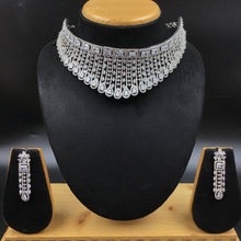 Stylish Zircon/AD Choker Set 15217-2364