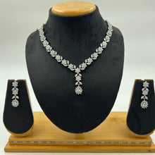 Round Neck Zircon/AD Necklace Set 7174-33 - Dazzles Jewellery