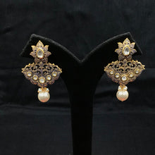 Danglers Kundan Earring 8737-100 - Dazzles Jewellery