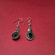 Black Silver Earring - Dazzles Jewellery