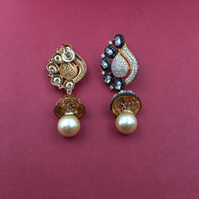 Danglers Zircon/AD Earring 9029-100 - Dazzles Jewellery