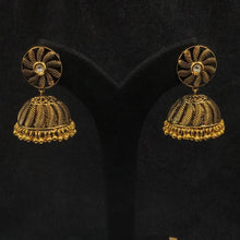 Jhumki Antique Earring 9330-100 - Dazzles Jewellery