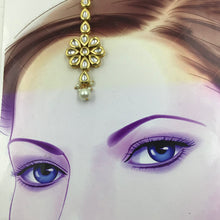 Kundan Maang Tikka 5678-100 - Dazzles Jewellery