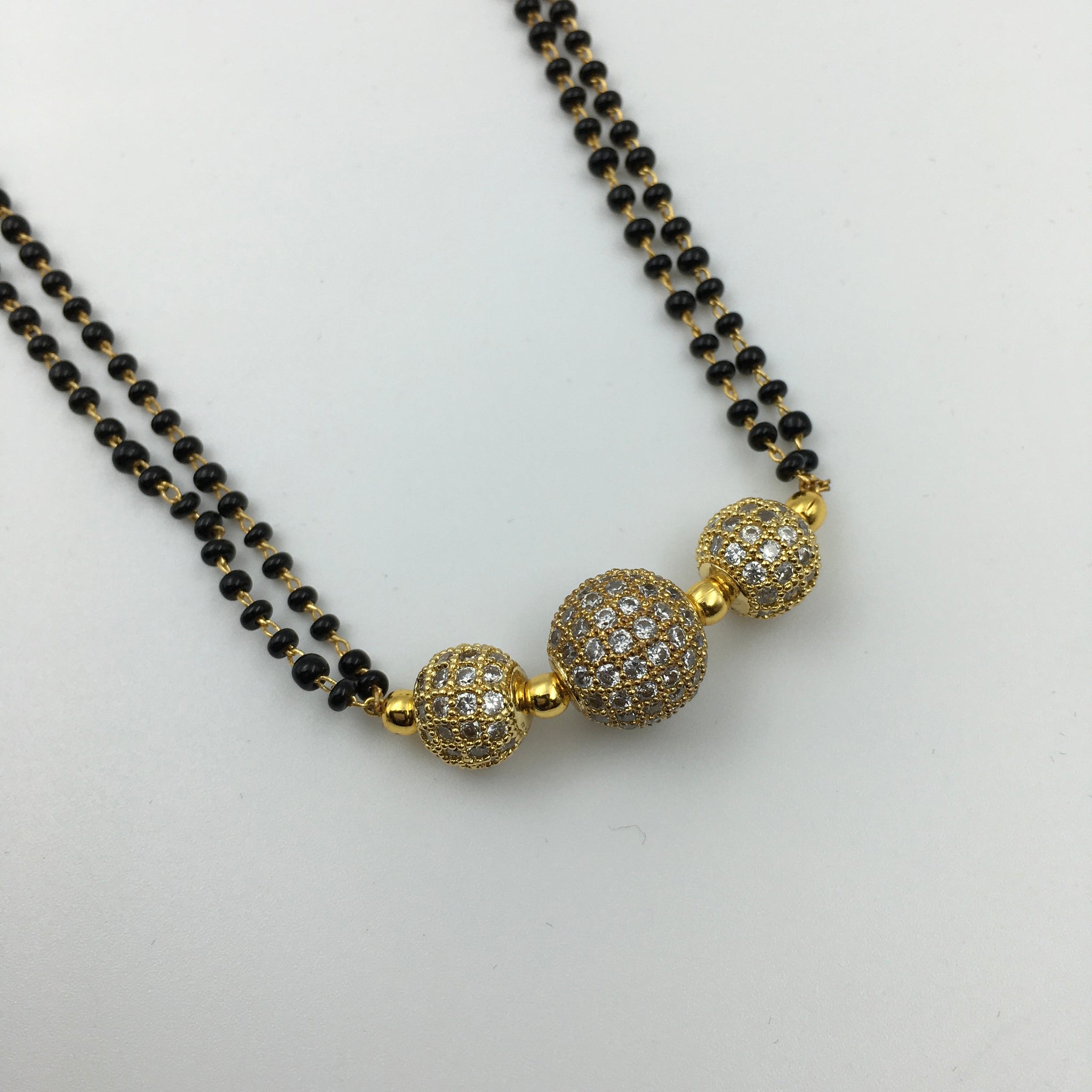 White Mangalsutra - Dazzles Jewellery
