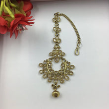 Mehandi Polish Maang Tikka 5643-100 - Dazzles Jewellery