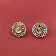 Tops/Studs Zircon/AD Earring 8591-08 - Dazzles Jewellery