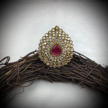 Gold Look Ring 4436-21 - Dazzles Jewellery