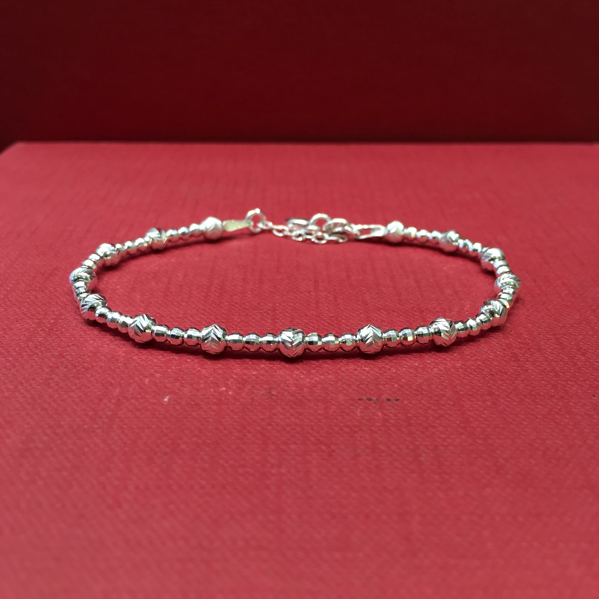 Pure 925 Hallmarked Bracelet 8043-22 - Dazzles Jewellery