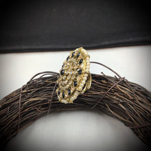 Antique Finish Cocktail Adjustable Black Ring 7953-1714 - Dazzles Jewellery