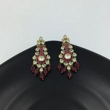 Danglers Polki Earring 9617-21 - Dazzles Jewellery