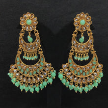 Gold Plated Long Chandbali Earring 12898-9496 - Dazzles Jewellery