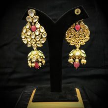 Jhumki Kundan Earring 8757-100 - Dazzles Jewellery