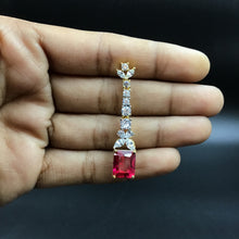 Big Stone Zircon/AD Round Necklace Set 14426-1516