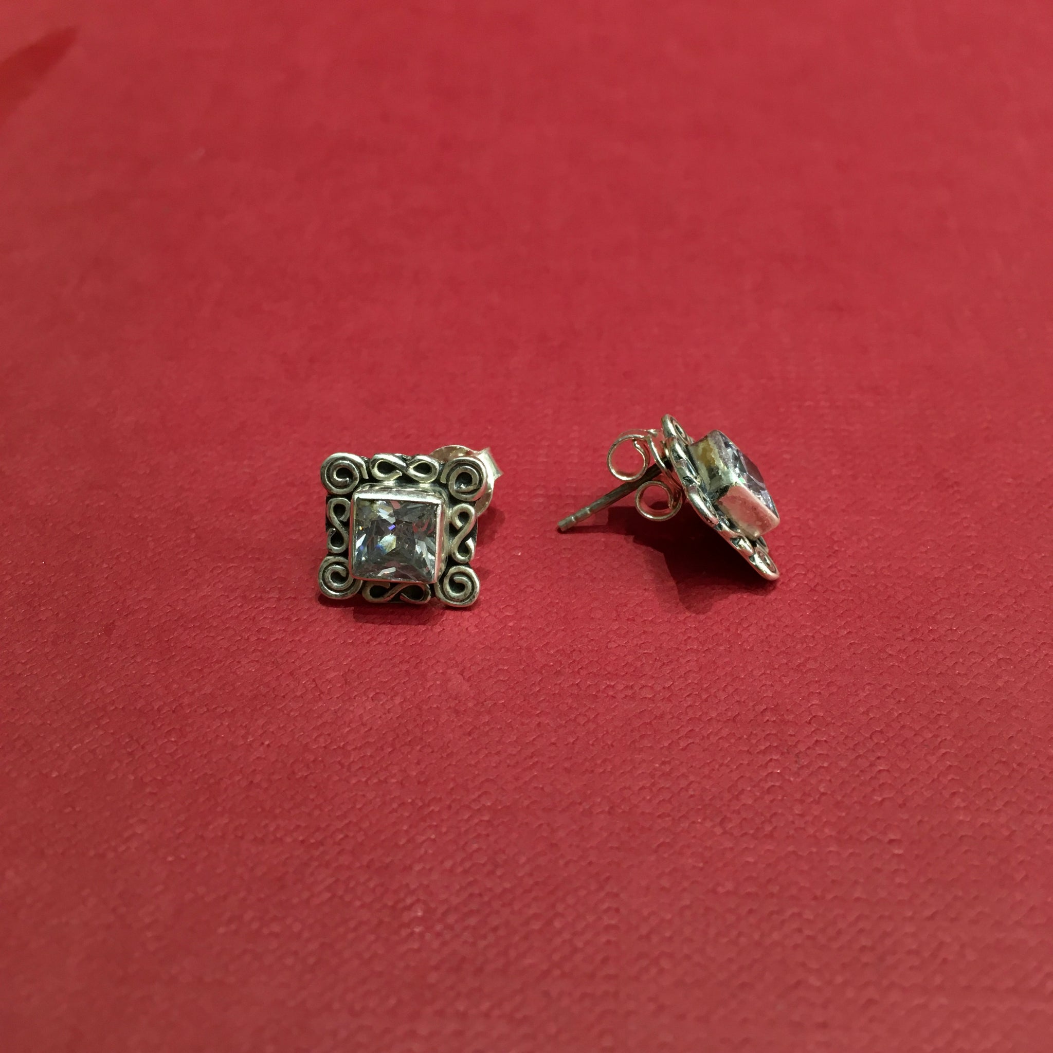 Silver Silver Earring - Dazzles Jewellery
