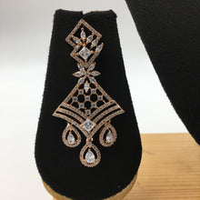 Choker Zircon/AD Necklace Set 4140-69 - Dazzles Jewellery