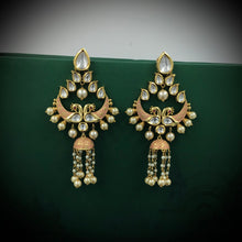 Pink Kundan Earring 16480-3627 - Dazzles Jewellery